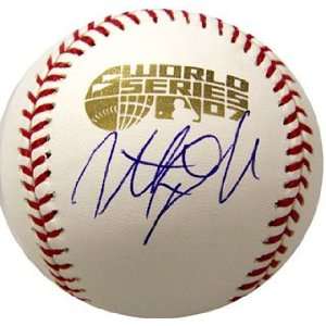  Jonathan Papelbon Signed Baseball   World Series Sports 