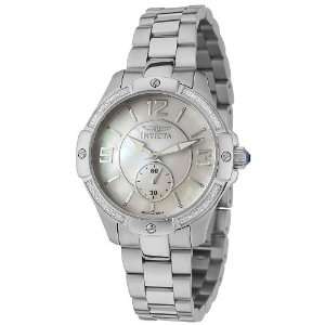  Womens Invicta II Diamond Accented Stainless Steel 