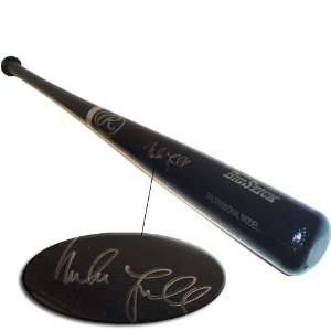   Lowell Autographed Black Big Stick Baseball Bat