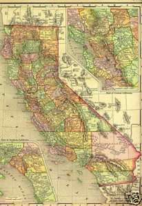 1914 History of Mendocino & Lake County California CA  