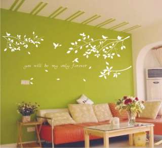 Birds and branches Vinyl Wall Art Deco Sticker Decal  