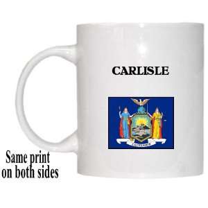    US State Flag   CARLISLE, New York (NY) Mug 