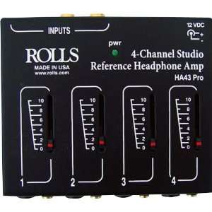  Rolls HA43 Pro Headphone Amplifier Mixer Musical 