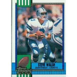  1990 Topps #481 Steve Walsh   Dallas Cowboys (Football 