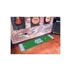  North Carolina Tar Heels Putting Green Mat 18x72 Sports 
