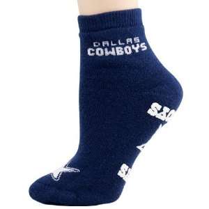  Dallas Cowboys Ladies Navy Blue Slipper Socks