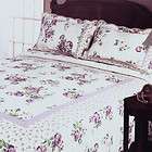 Piece Shabby Cottage Chic Full Queen Quilt Set 2 Pill