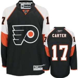  Jeff Carter Jersey Reebok Black #17 Philadelphia Flyers 