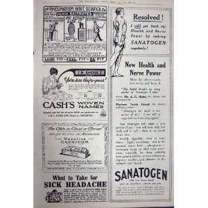   Advertisement 1922 Austin Cars Sanatogen Carters Pills