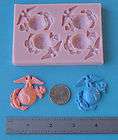 Silicone Big Buttons 5187 Soap Candle candy Embed Mold items in 