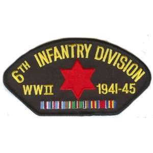  6th Infantry Division WWII Hat Patch 