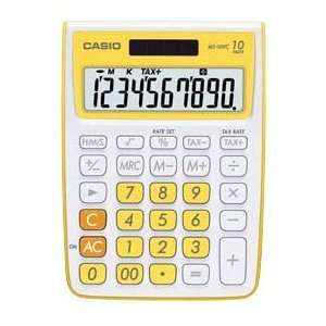  CASIO INC., CASI MS10VC YW S IH Basic Calculator Yello 