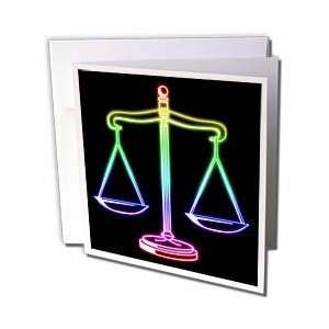  Houk Digital Design Symbols   Law   Rainbow Scale of Justice Symbol 