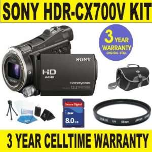  BRAND NEW SONY HDR CX700V CAMCORDER w/ 8GB MEMORY CARD 