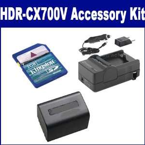  Sony HDR CX700V Camcorder Accessory Kit includes SDM 109 