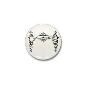  Gothic Stars Hollow I love Mini Button by  Patio 