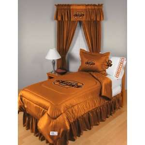 Oklahoma State Cowboys Bedskirt   Full Bed
