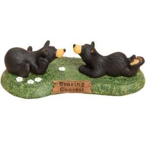 Staring Contest Mini Figurine, Bearfoots Bears From Big Sky Carvers