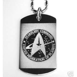 Starfleet Command Dogtag Necklace w/Chain and Giftbox