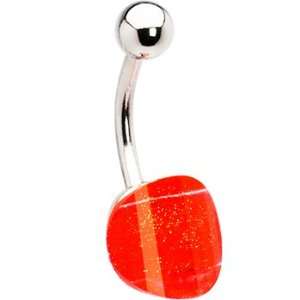  Red Stardust Belly Ring Jewelry