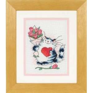  Cat Love   Margaret Sherry Cross Stitch Kit Arts, Crafts 