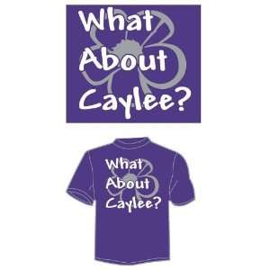   XX Large What About Caylee T Shirt   Pink