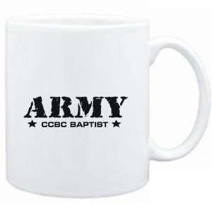  Mug White  ARMY Ccbc Baptist  Religions Sports 
