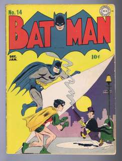 Batman #14 Complete DC Comics 1943 Golden Age  