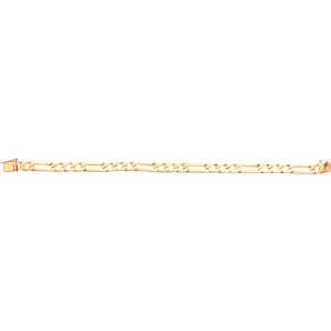  14 karat gold Figaro Chain Bracelet 8 Jewelry