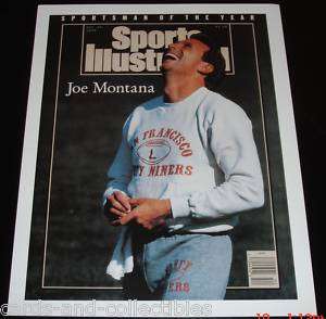 Joe Montana Sports Illustrated Cover Lithograph 49ers  