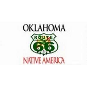  Oklahoma State Background License Plates   Route 66 Plate 