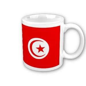 Tunisia Flag Coffee Cup