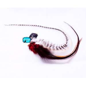  Honeypie Style Feather Extension Hair Clip Beauty