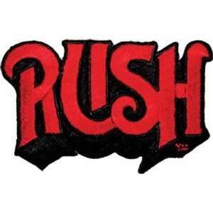 RUSH BAND LOGO EMBROIDERED PATCH