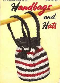   Knitting Patterns   5 Vintage Bag Knitting Patterns [NOOK Book