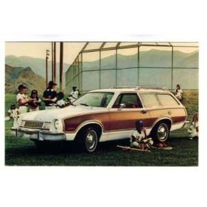  1977 Pinto Squire Wagon Postcard FORD Baseball Everything 