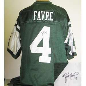 Brett Favre Autographed Jersey   New York Jets Sports 