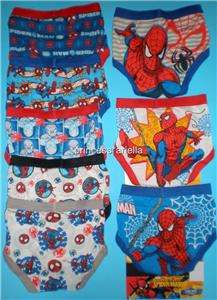 New 8 pr boys 4 Handcraft Marvel Spider man Spiderman knickers briefs 