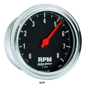   2499 3 3/8 Traditional Chrome   Tachometer   Electric   8,000 RPM
