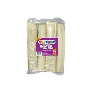  Pet Time Rawhide Retriever Natural Flavor Rolls for Dogs 