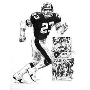 Mike Wagner Pittsburgh Steelers Lithograph  Sports 