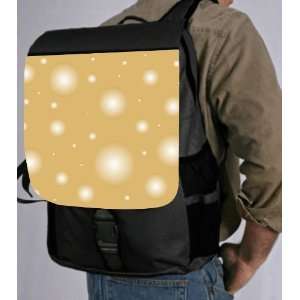 Gold Bubbles Design Back Pack   School Bag Bag   Laptop Bag  Book Bag 