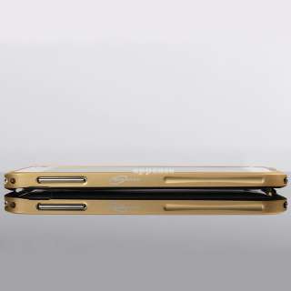 Duralumin Gold Bumper Case Cover For SAMSUNG Galaxy Note I9220 N7000 