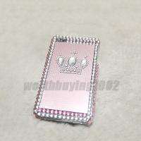 Handmade jewelry Crown Bling Hard Case for iPhone 4 4G  