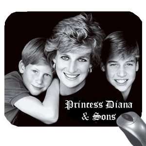  Princess Diana and Sons   Computer Mouse Pad Everything 