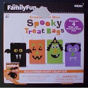   Your Own Spooky Treat Bags Halloween Party Craft Kit Toys & Games
