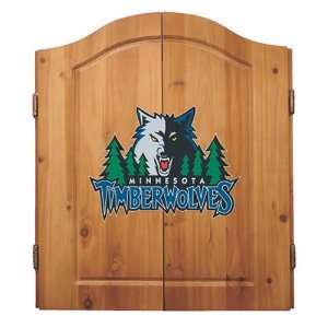  NBA Minnesota Timberwolves Solid Pine Cabinet And Bristle 