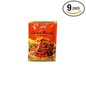 MTR Chana Masala Powder, 6 Ounce (Pack of 9)  Grocery 