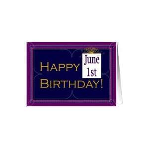  June 1st Birthday Card   Instead of Dare Day or Flip a Coin 