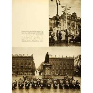  1945 Print CONAD Military Police Army Nancy France Place 